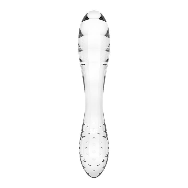 Satisfyer Dazzling Crystal 1 Dildo Hot and Cold Transparente