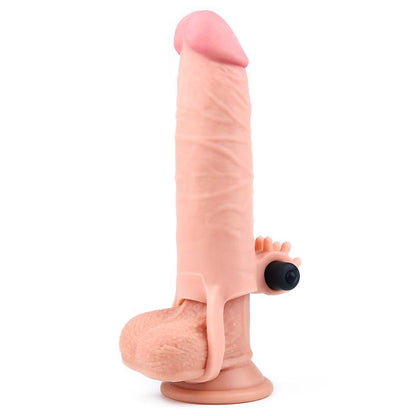 Funda para el Pene Lovetoy Realista 17.5 cm con Bala Vibradora