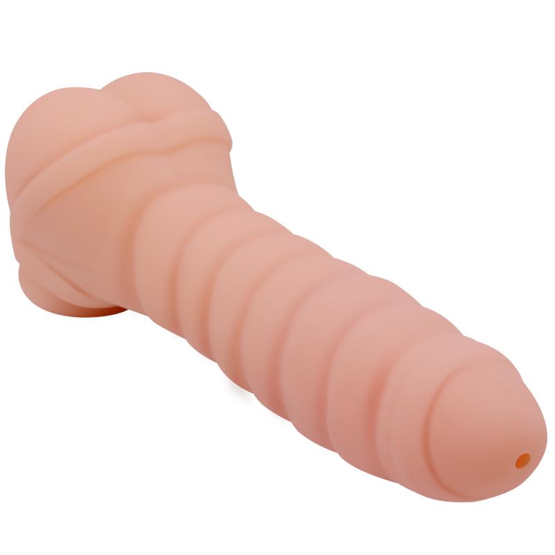 PRETTYLOVE PENIS COVER AND STRONGER MAN STIMULATOR 8.6"