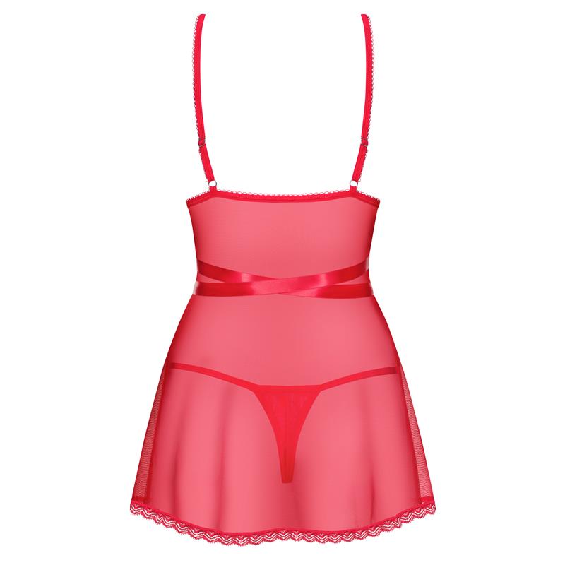 Lencería Obsessive Lovlea Babydoll Rojo