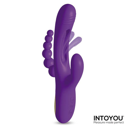 Vibrador para Punto G y Clítoris INTOYOU con Lengua y Cadena Anal