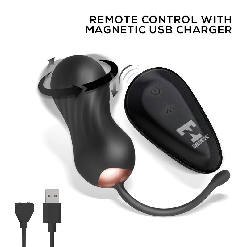 Huevo Vibrador TARDENOCHE Zigzag con Movimiento Zigzageante y Mando