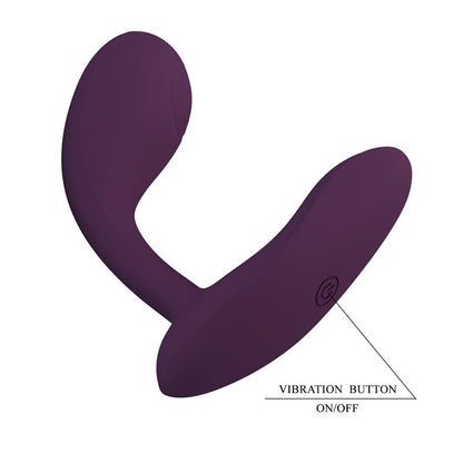 Estimulador de Clítoris Doble Estimulación Pretty Love Baird Púrpura con Control por App