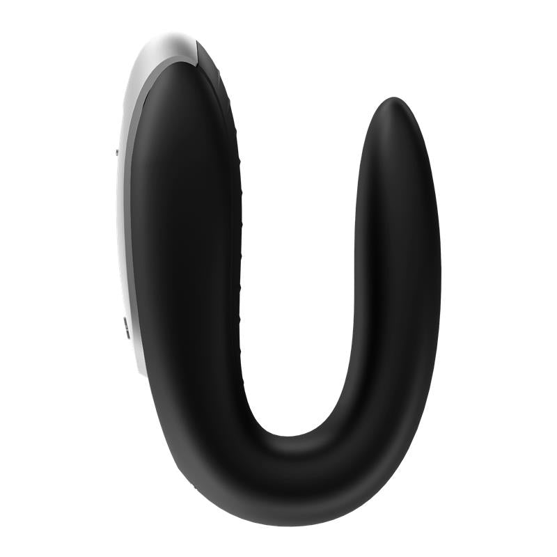 SATISFYER DOUBLE FUN VIBRATOR FÜR PAARE MIT APP UND FERNBEDIENUNG SCHWARZ