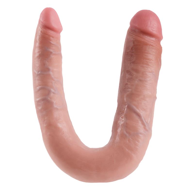 Dildo KING COCK Doble Penetración 17,80 cm
