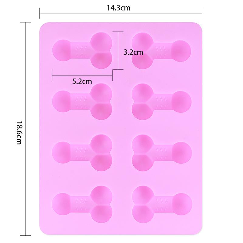 Molde para Chocolate o Hielo en forma de Pene Lovetoy