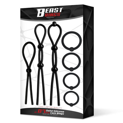Anillo para el Pene BEAST RINGS Set de 7