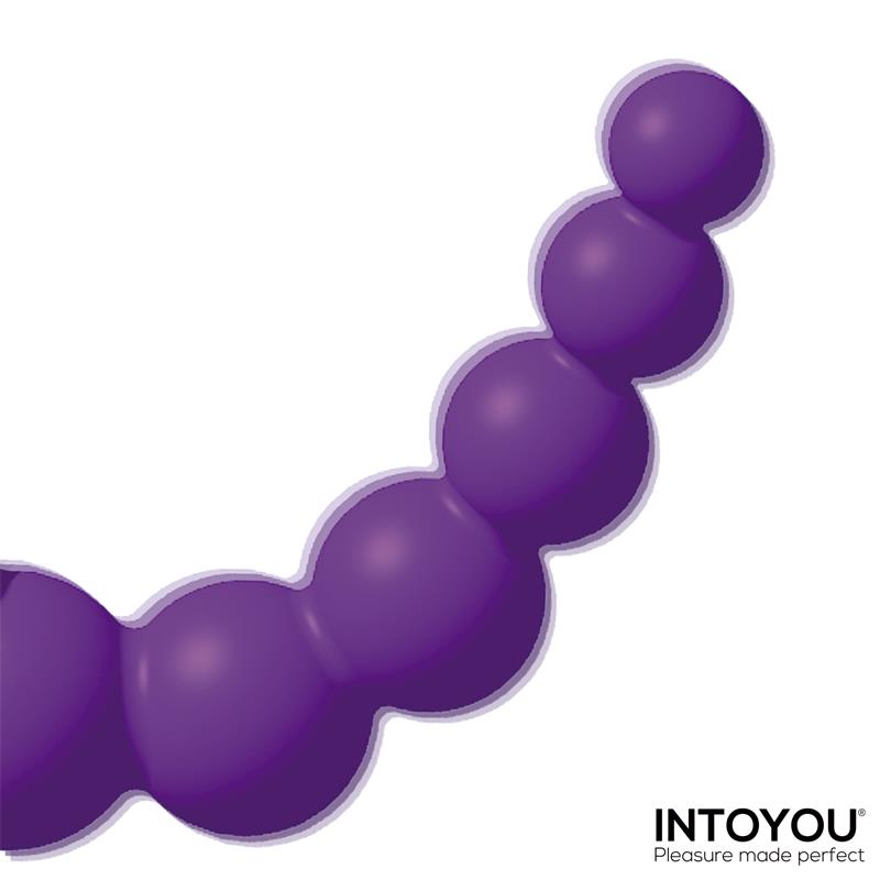 Vibrador para Punto G y Clítoris INTOYOU con Lengua y Cadena Anal