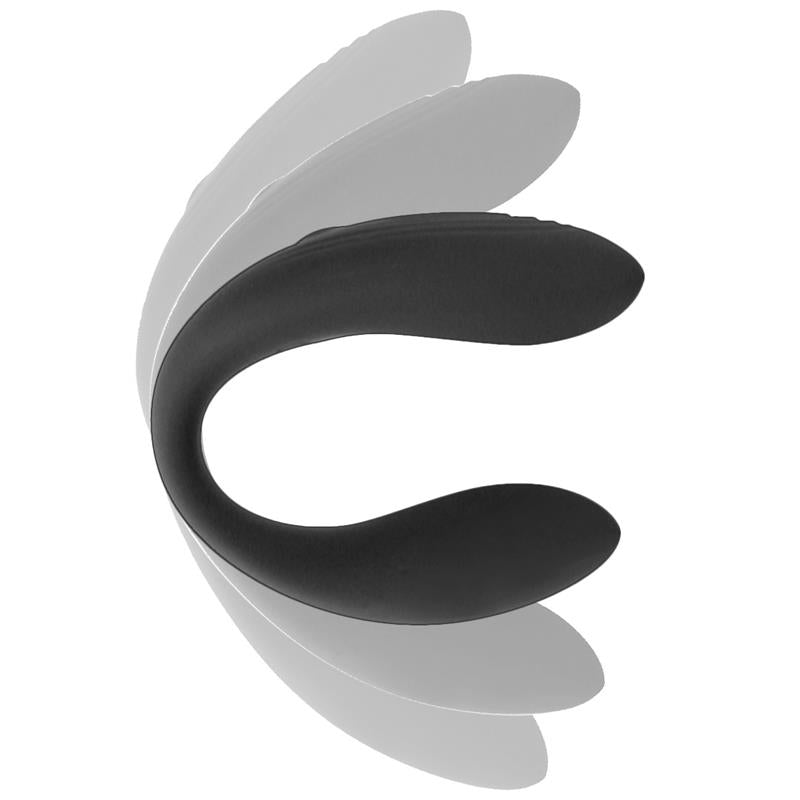 Vibrador para Parejas TARDENOCHE Negro con Control Remoto
