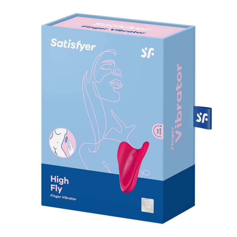 SATISFYER HIGH FLY RED VIBRATOR