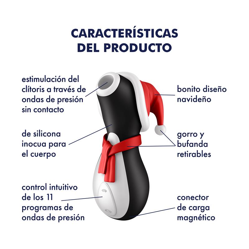 Satisfyer Penguin Succionador de Clítoris Edición Navidad