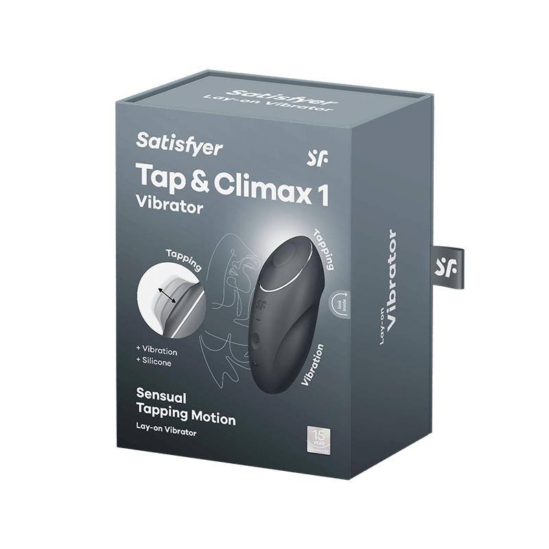 Satisfyer Tap and Climax 1 Estimulador de Clítoris Negro