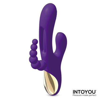 Vibrador para Punto G y Clítoris INTOYOU con Lengua y Cadena Anal