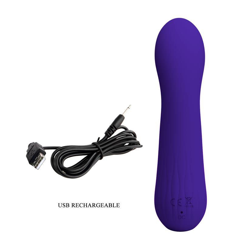 Vibrador para Punto G Pretty Love Faun Púrpura