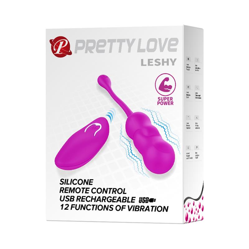 Huevo Vibrador Pretty Love Leshy con Control Remoto