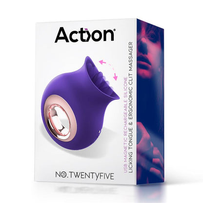 Estimulador de Clítoris Action No. TwentyFive con Lengua y Vibración
