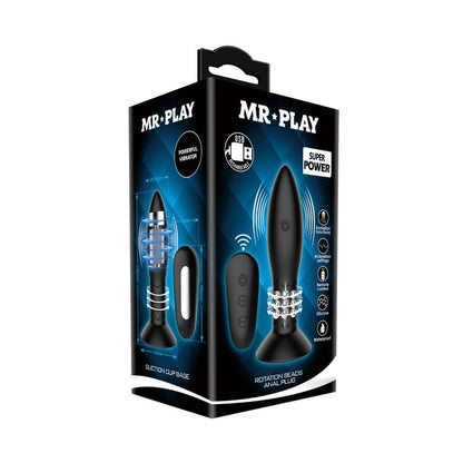 Plug Anal Mr. Play Inflable con Vibración y Rotación