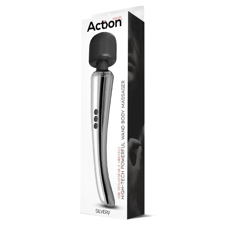 Masajeador Action Silvery Wand Cromo