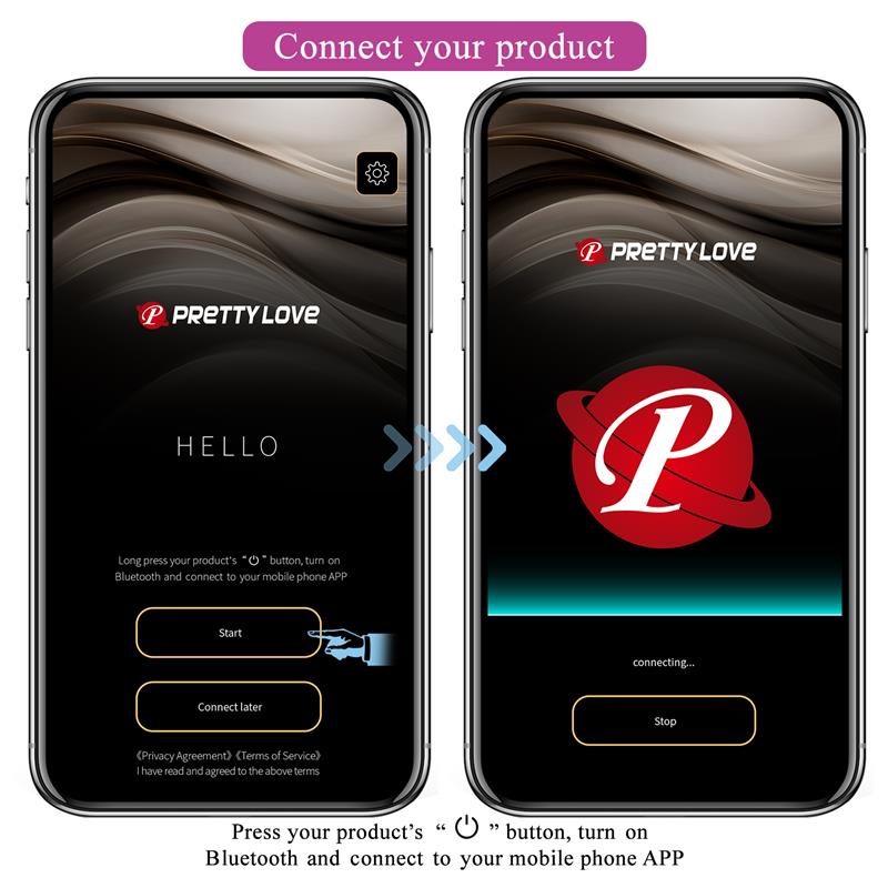 Estimulador de Clítoris Doble Estimulación Pretty Love Baird Púrpura con Control por App