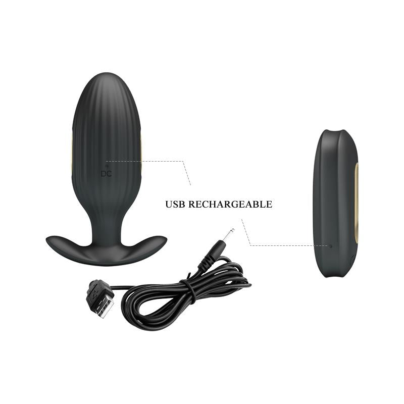 Plug Anal Pretty Love Royal Pleasure con Electroestimulación