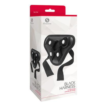 Arnés para Dildos S Pleasures Black Harness