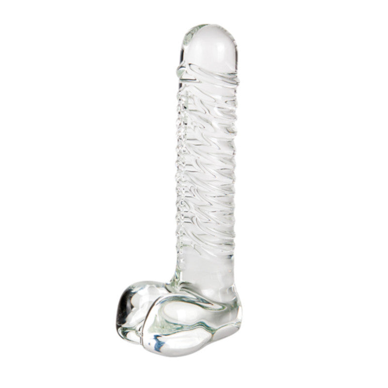 Dildo S Pleasures Centauri Vidrio Transparente 17 cm