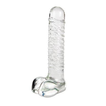 Dildo S Pleasures Centauri Vidrio Transparente 17 cm