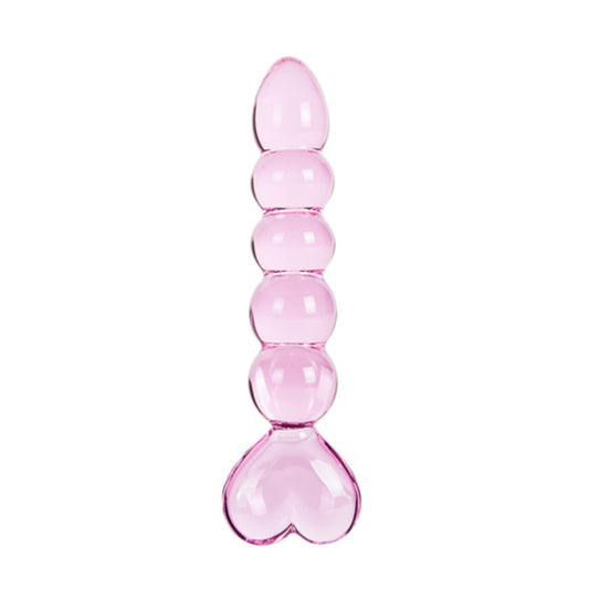 Dildo S Pleasures Venus Vidrio Rosa 12.5 cm