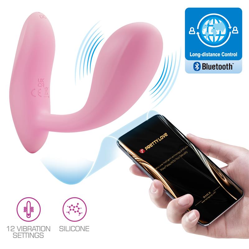 Estimulador de Clítoris Doble Estimulación Pretty Love Baird con Control por App