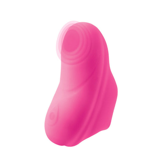Estimulador de Clítoris S Pleasures Finger Vibe Rosa con Vibración