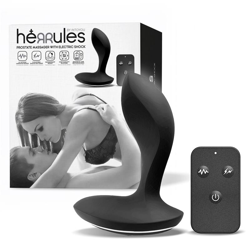 Estimulador para Próstata Herrules con Electroestimulación y Vibración