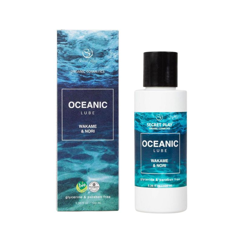 Lubricante Íntimo Orgánico Secret Play Oceanic Lube con Wakame & Nori a Base de Agua 100 ml