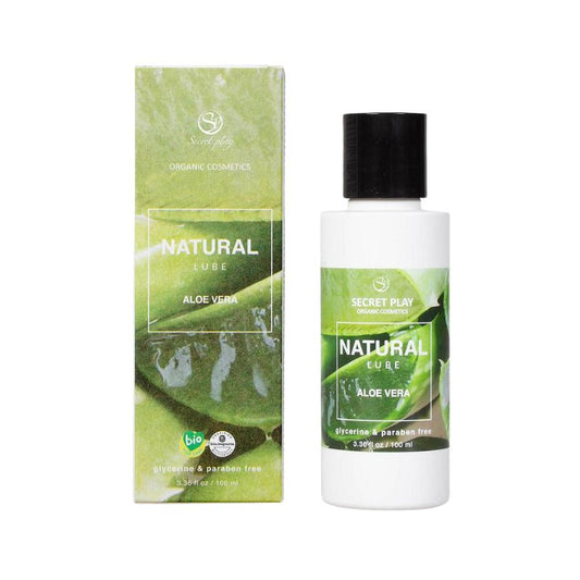 Lubricante Íntimo Secret Play Natural Lube con Aloe Vera a Base de Agua 100 ml