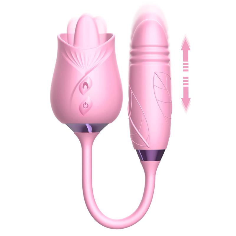 Huevo Vibrador MARTINELLA con Lengua Estimuladora y Movimiento Thrusting