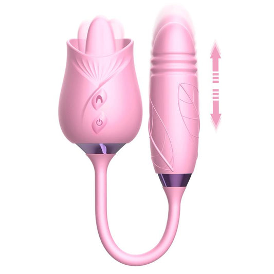 Huevo Vibrador MARTINELLA con Lengua Estimuladora y Movimiento Thrusting