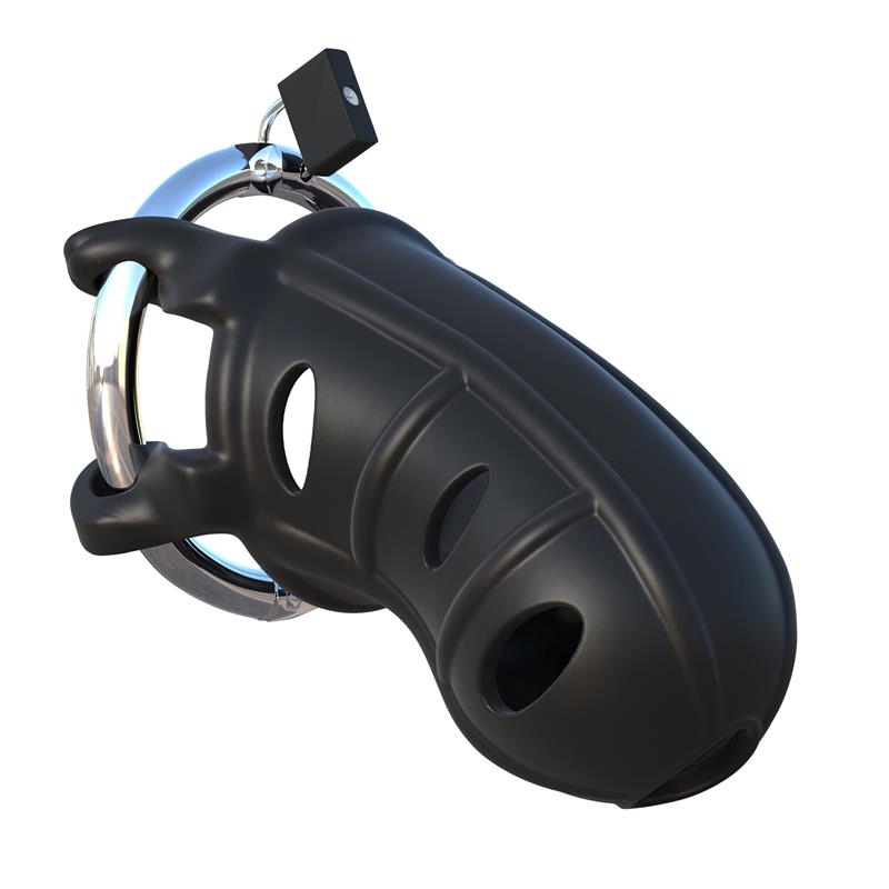 Jaula de Silicona para el Pene Pipedream Fantasy C-Ringz Color Negro