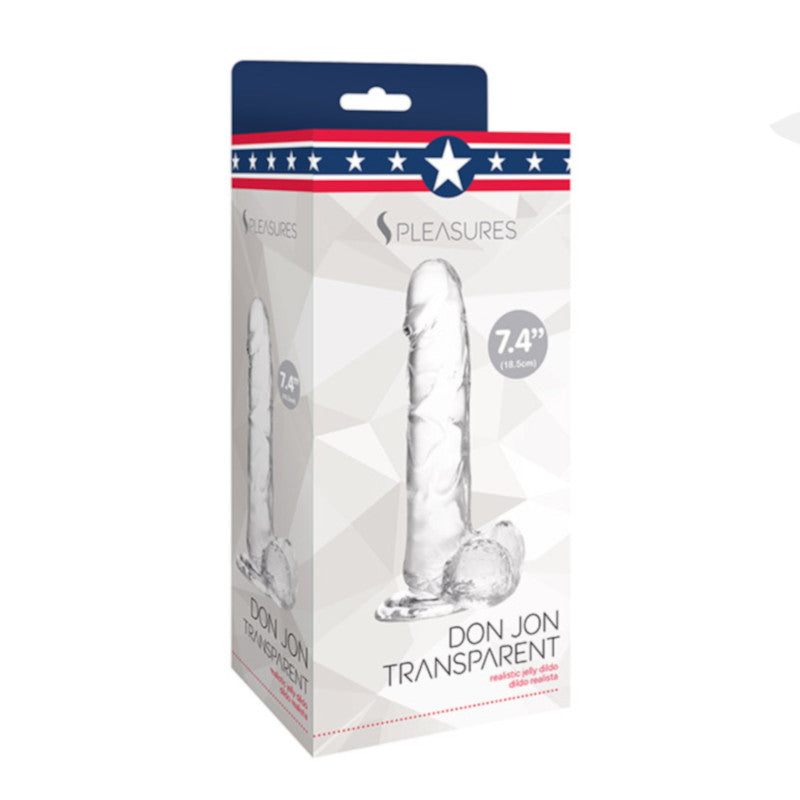 Dildo S Pleasures Don Jon Talla L Transparente