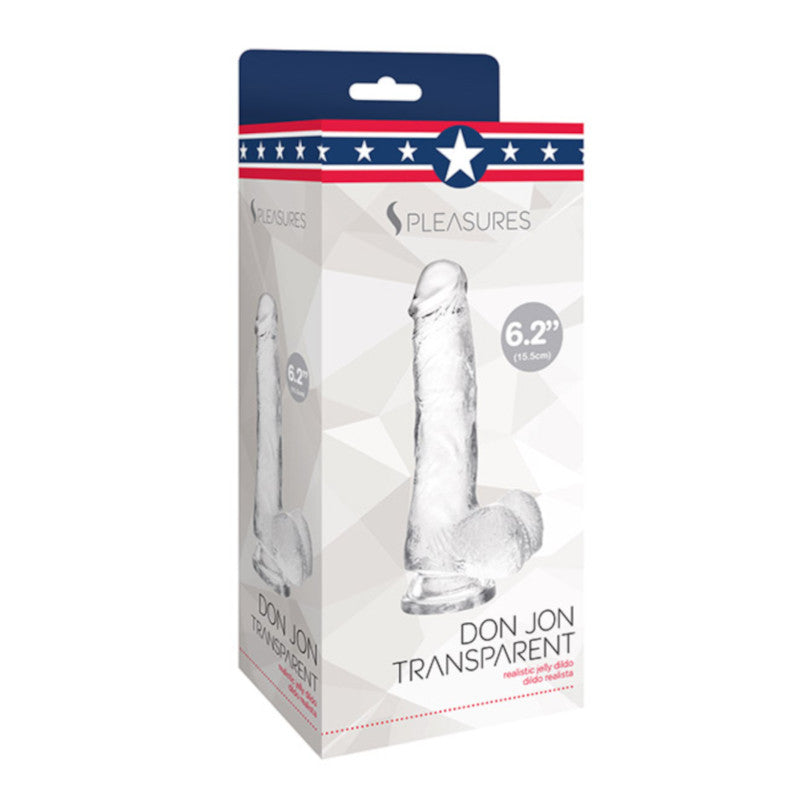 Dildo S Pleasures Don Jon Talla M Transparente