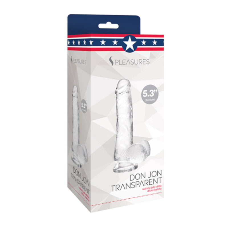 Dildo S Pleasures Don Jon Talla S Transparente