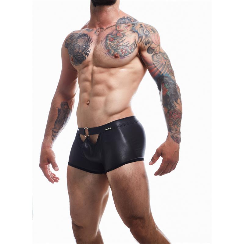 Lencería Sexy CUT4MEN Boxers Peekaboo Negro