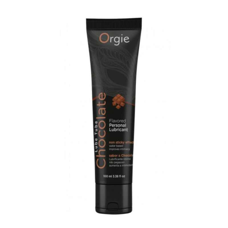 Lubricante Íntimo Orgie Lube Tube Sabor y Aroma a Chocolate a Base de Agua 100 ml