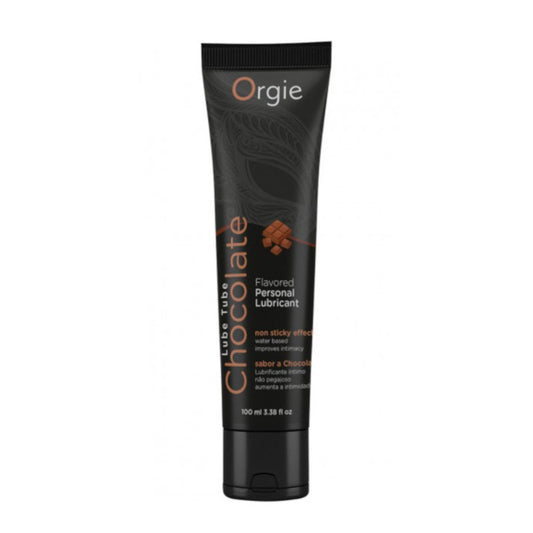 Lubricante Íntimo Orgie Lube Tube Sabor y Aroma a Chocolate a Base de Agua 100 ml