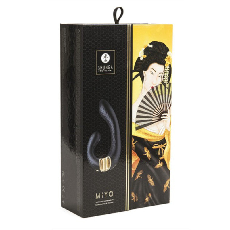 Vibrador para Punto G y Clítoris SHUNGA MIYO Negro