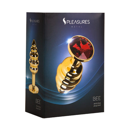 Plug Anal S Pleasures BEE Dorado 6.5 cm