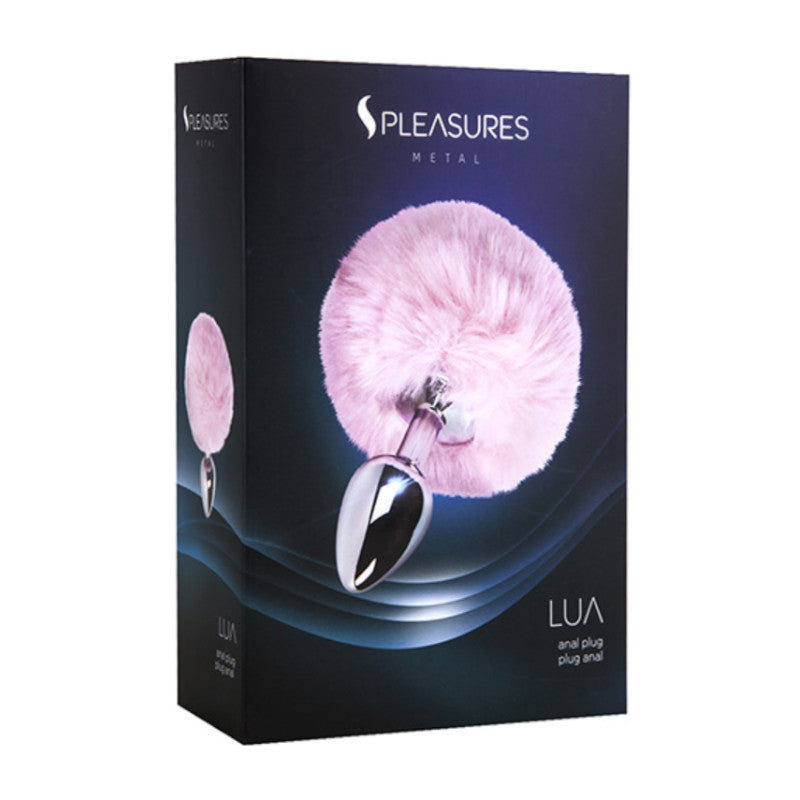 Plug Anal S Pleasures LUA con Colita de Conejo 6 cm Pink