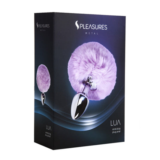 Plug Anal S Pleasures LUA con Colita de Conejo 6 cm Purple