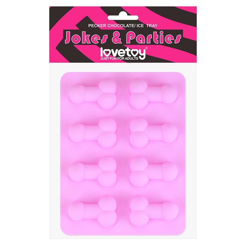 Molde para Chocolate o Hielo en forma de Pene Lovetoy