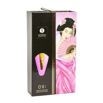 Estimulador de Clítoris Shunga OBI Light Pink con Vibración