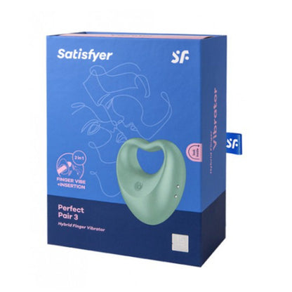 Satisfyer Perfect Pair 3 Anillo Vibrador Green