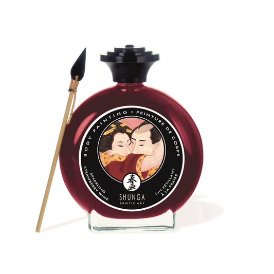 Pintura Comestible Shunga Sabor a Vino de Fresa